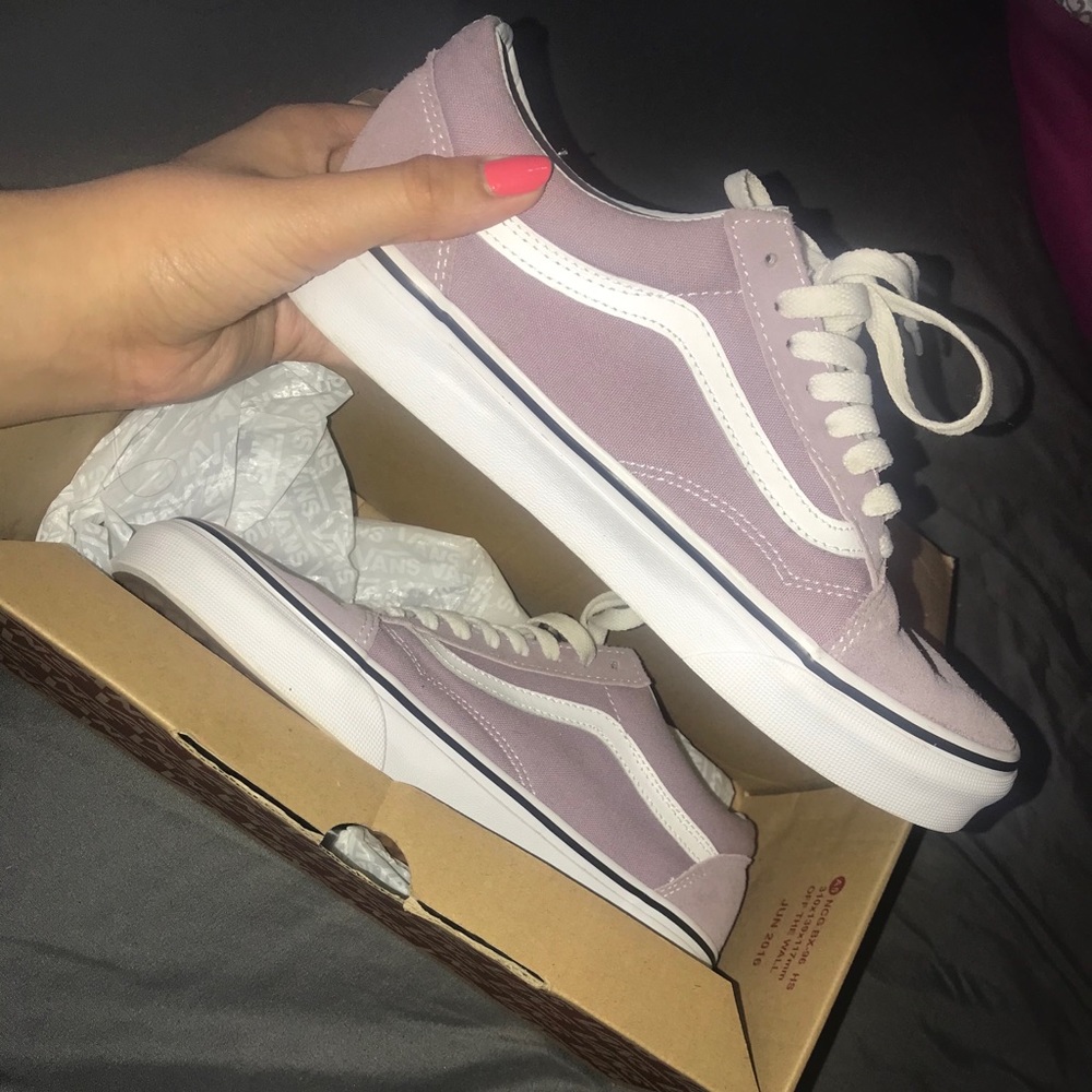Light Purple Old Skool Vans